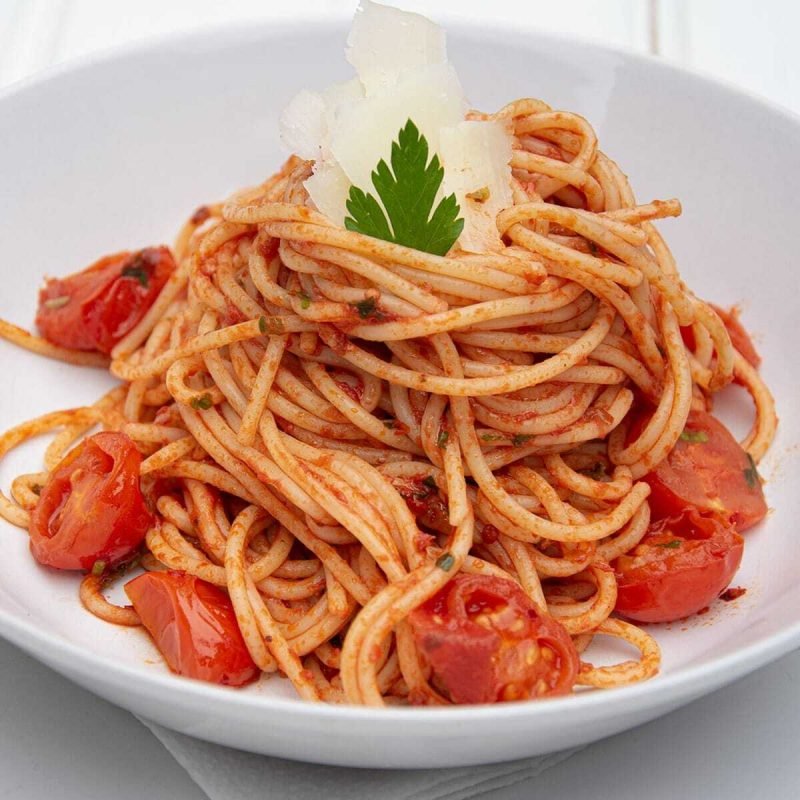 Spaghetti arabiata