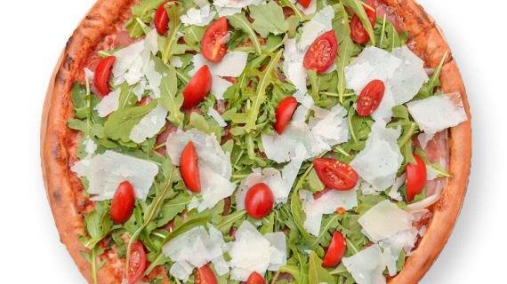 Pizza Con Prosciutto Crudo e Rucola