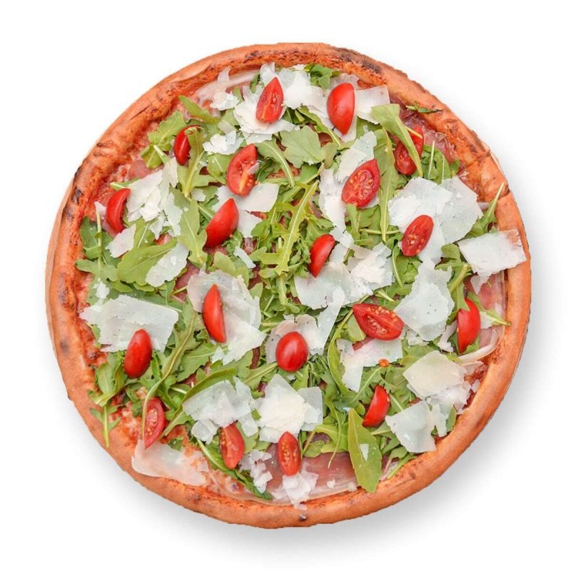 Pizza Con Prosciutto Crudo e Rucola